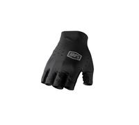 100% Sling Short Bicycle Gloves, black, size S