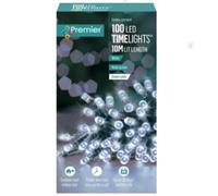 PMS 100 Cold White Christmas Xmas LED Lights Indoor Use Battery Operated