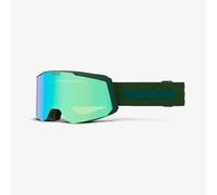 100% SNOWCRAFT S AF HiPER Premium Protective Goggles (Creature - Mirror Green Lens)