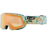 100% Snowcraft XL Snowboard/Ski Goggles, L Fossil/HiPER Copper Mirror