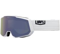 100% Snowcraft XL Snowboard/Ski Goggles, L White/HiPER White Mirror