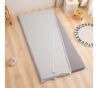 100% Soft Futon Cover for Traditional Shikibuton Floor Futon Mattress,Washable Cotton Sleeping Mat Protective Cover with Zipper,Dust Cover without Mattress Machine Wash,Gray2,Full/120x200cm