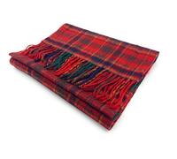 100% Soft Lambswool Clan Tartan Scarf Unisex 30cm x 180cm (Drummond of Perth Modern)