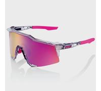 100% Speedcraft Glasses - Mirror Lens - Polished Translucent Grey / Purple Multilayer Mirror Lens