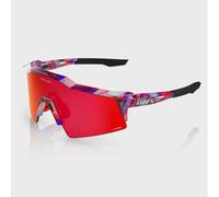 100% Speedcraft SL FDJ United Suez Sunglasses - HiPER Mirror Lens - Translucent Red/Blue / HiPER Fire Red Mirror Lens