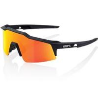 100% Speedcraft Sl Sunglasses Soft Tact Black/hiper Red Multilayer Mirror Lens