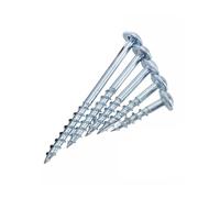 100 SQ2 rough tooth woodworking self tapping screws with concave holes, length 25-63mm(38mm Zinc coating)