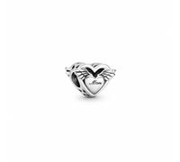 100% Sterling Silver 925 Christmas Teddy Bear Charm Angel Wings Mom Beads Fits Bracelets Bangles Women Jewelry DIY