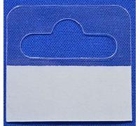 100 Sticky Euro Hook/Slot/Hang/Hanging Tabs 46mm x 50mm Strong Adhesive