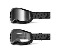 100% STRATA 2.0 Goggles Off-Road Motocross Goggles MTB Quad 100 Percent Goggles