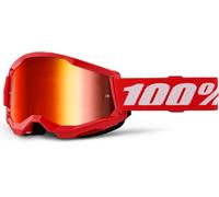 100percent Strata 2 Goggles Red Mirror Red Lens/CAT3 Mirror Red Lens/CAT3 Red