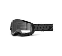 100% STRATA 2 Goggle Black - Clear Lens