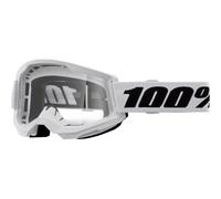 100% Strata 2 Goggles White / Clear Lens