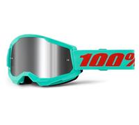 100percent Strata 2 Goggles Clear,Green Mirror Silver Lens/CAT3