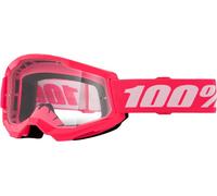 100% Strata 2 Goggles OSFM Pink / Clear Lens 50027-00017