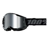 100% Strata 2 Junior Goggle Black / Mirror Silver