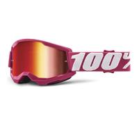 100% Strata 2 Junior Goggles - Fletcher / Mirror Red Lens