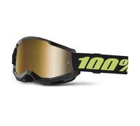 100percent Strata 2 Goggles Black,Golden Mirror True Gold Lens/CAT3
