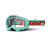 100percent Strata 2 Goggles Green,Red Clear Lens/CAT0