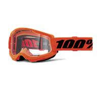 100% Strata 2 MX Goggles Neon/Orange Neon,Orange