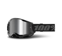 100% Strata 2 Youth MX Goggles Black Black