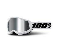 100percent Strata 2 Junior Goggles Clear Mirror Silver Lens/CAT3