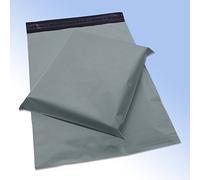 100 Strong Grey Self Seal Poly Plastic Postage Mailing Bags 10x14" 250x350mm