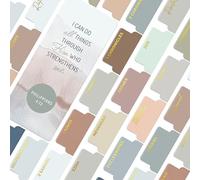 100 Sturdy Bible Tabs for Catholic Bible to Study Bible, Boho Earth Tone