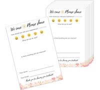 100 Suggestion Cards Comment Cards Essentials for Hosts Restaurant Supplies Floral Border