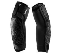 100% Surpass Elbow Guards - Grey Heather / Black / Small