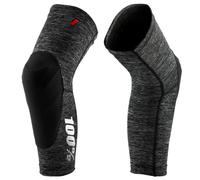100% Teratec Knee Guards - Grey Heather / Black / XLarge