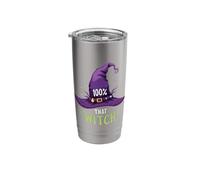 100% That Witch Halloween Witchcraft Magic Stainless Steel Insulated Tumbler