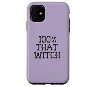 100% THAT WITCH Skeleton Bones Halloween Meme ON BACK Case for iPhone 11