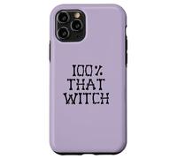 100% THAT WITCH Skeleton Bones Halloween Meme ON BACK Case for iPhone 11 Pro