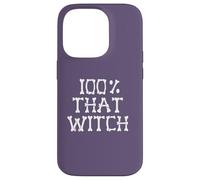 100% THAT WITCH Skeleton Bones Halloween Meme ON BACK Case for iPhone 14 Pro