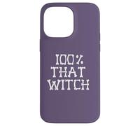 100% THAT WITCH Skeleton Bones Halloween Meme ON BACK Case for iPhone 14 Pro Max