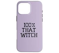 100% THAT WITCH Skeleton Bones Halloween Meme ON BACK Case for iPhone 16 Pro Max