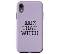 100% THAT WITCH Skeleton Bones Halloween Meme ON BACK Case for iPhone XR