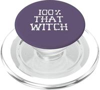 100% THAT WITCH Skeleton Bones Halloween Meme ON BACK PopSockets PopGrip for MagSafe