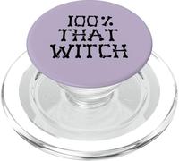 100% THAT WITCH Skeleton Bones Halloween Meme ON BACK PopSockets PopGrip for MagSafe