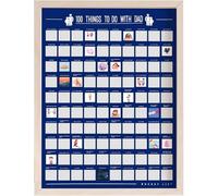 100 Things To Do With Dad Scratch Poster Father Child Bonding Gift 61 X 40.6 Cm