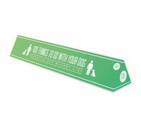 100 Things To do With Your Dog Poster - Activities to Challenge and Bond with your Pet - Dog Owners Gift, Green
