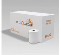 100 Till Rolls 80x80 Premium Thermal Paper Till Receipt Roll for EPOS Printer, POS Terminal, Cash Register [Multi Pack]