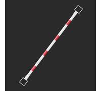 100 To 200 Cm Length Retractable Traffic Cone Bar, PVC Road Cone Connecting Rod For Road Work Construction/Parking Lots, Red White Lightweight Taper Bars(5 pcs)