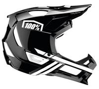 100% Trajecta Helmet XL Black/White 80021-011-13