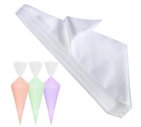 100 Transparent Decorating Bags, Cake Decorating Bags, Decorating Bags, Non-Slip Decorating Bags, Explosion-Proof Plastic Decorating Bags, Great for Cake, Cream Frosting and Cookie