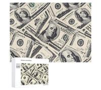 100 U.S. Dollars Wood Puzzles for Adults And Family Game Interesting Creative Gift Wooden Jigsaw Puzzle