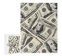 100 U.S. Dollars Wood Puzzles for Adults And Family Vertical Version Game Interesting Creative Gift Wooden Jigsaw Puzzle