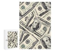100 U.S. Dollars Wood Puzzles for Adults And Family Vertical Version Game Interesting Creative Gift Wooden Jigsaw Puzzle
