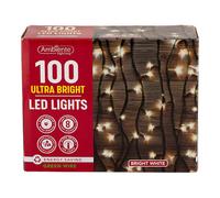 100 Ultra Bright LED Fairy Lights Assorted Colours 11.9m